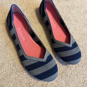 Rothy's Blue and Pink flats